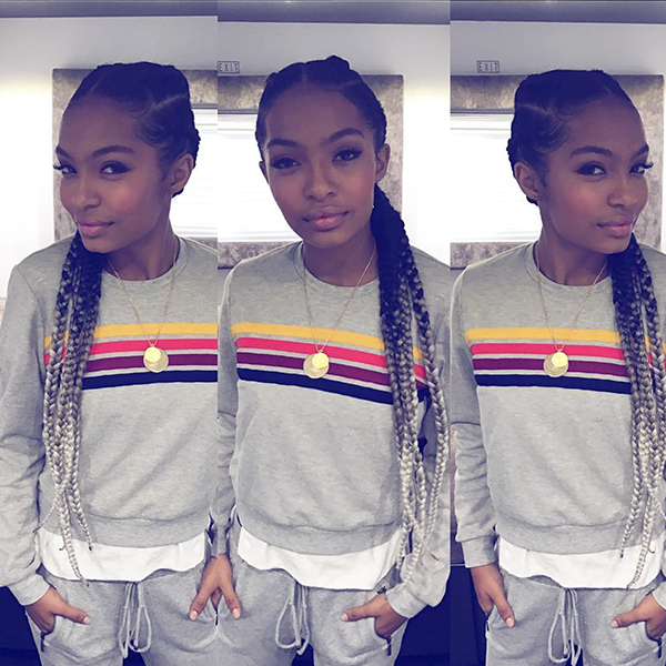 Black Girl Magic: Yara Shahidi Took The Best Natural Hair Selfies This Year
